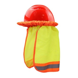 AH-004 Summer Sunscreen Helmet Breathable Reflective Cap Cover without Hat(Fluorescent Yellow)