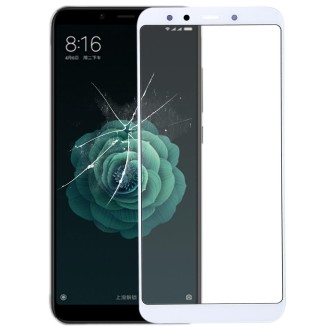 Front Screen Outer Glass Lens for Xiaomi Mi 6X(White)