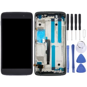 Original LCD Screen for BlackBerry DTEK50 Digitizer Full Assembly with Frame(Black)