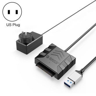 ORICO UTS1 USB 3.0 2.5-inch SATA HDD Adapter with 12V 2A Power Adapter, Cable Length:1m(US Plug)