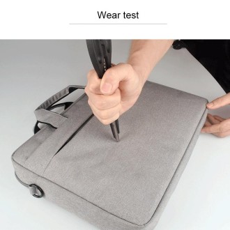 Breathable Wear-resistant Thin and Light Fashion Shoulder Handheld Zipper Laptop Bag with Shoulder Strap, For 15.6 inch and Belo