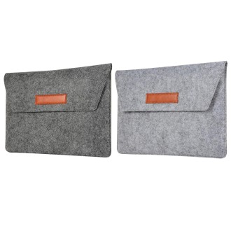 Felt Liner Bag Computer Bag Notebook Protective Cover For 12 inch(Grey)