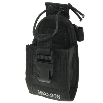 MSC20B Universal Nylon Carry Case Series Holster with Strap for Walkie Talkie