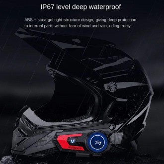 X7 Motorcycle Helmet Bluetooth Headset Riding Navigation Listening Song Soft Hard Wheat(Red)