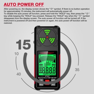 HABOTEST HT627 Electromagnetic Radiation Detector