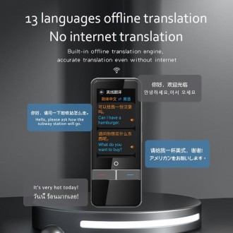 F6 Translation Machine 139 Languages Interpreted Online Translation 14 Camera Translator Recording Contemporary Interpretation(B