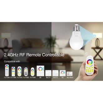 FUT014 E26 / E27 6W RGB + CCT Led Bulb Smart Phone APP WIFI LED Light White Warm Light Dimmable