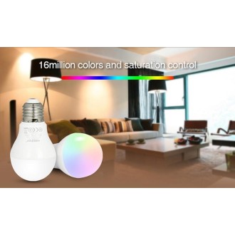 FUT014 E26 / E27 6W RGB + CCT Led Bulb Smart Phone APP WIFI LED Light White Warm Light Dimmable