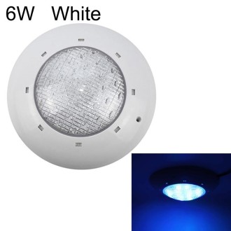 6W ABS Plastic Swimming Pool Wall Lamp Underwater Light(White)