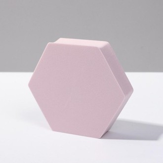 8 PCS Geometric Cube Photo Props Decorative Ornaments Photography Platform, Colour: Large Light Pink Hexagon