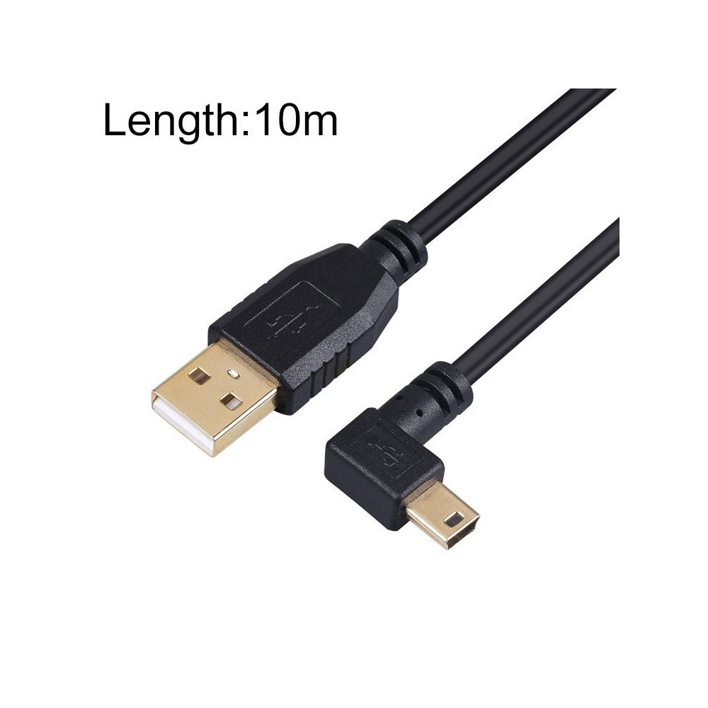 10m Elbow Mini 5 Pin to USB 2.0 Camera Extension Data Cable