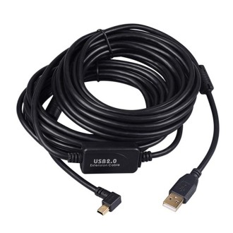 10m Elbow Mini 5 Pin to USB 2.0 Camera Extension Data Cable