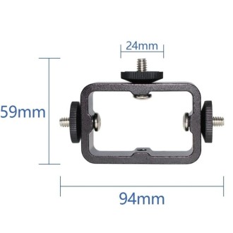 Multi-Device Tripod Mount Adapter Live Broadcast Bracket Mobile Phone Clip Holder(Triple Head Circle)