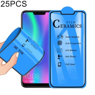 25 PCS 2.5D Full Glue Full Cover Ceramics Film for Huawei Honor 8C