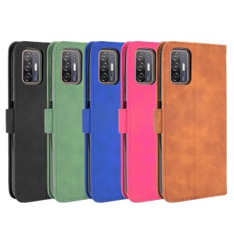 For HTC Desire 21 Pro 5G Solid Color Skin Feel Magnetic Buckle Horizontal Flip Calf Texture PU Leather Case with Holder & Card S