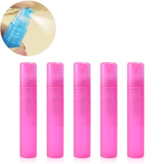 5pcs 5ml Disinfection Mask Spray Bottle Empty Bottle(Pink)