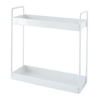 Home Storage Rack Bathroom Narrow Side Shelf, Specification: Small (White)