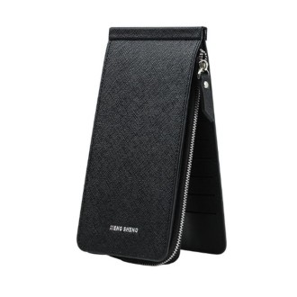 Ultra-thin Wallet Multi-card Position Multi-function Card Package Wallet(Black)