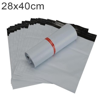 100 PCS / Roll Thick Express Bag Packaging Bag Waterproof Plastic Bag, Size: 28x40cm (Dark Grey)