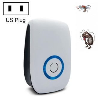 H12 2 PCS Ultrasonic Electronic Mouse Repeller Household Mini Mosquito Repeller, Product specification: US Plug(White)