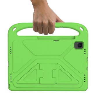 For Samsung Galaxy Tab S5e T720 Handle EVA Shockproof Tablet Case with Holder(Green)