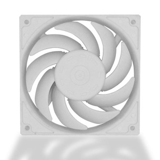 F120 Computer CPU Radiator Cooling Fan (White)