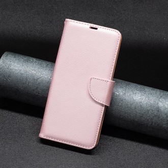 For Xiaomi Redmi Note 13 Pro 5G Litchi Texture Pure Color Leather Phone Case(Rose Gold)