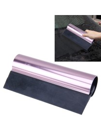 Car Auto Body Surface Window Wrapping Film Black Rubber Scraper Sticker Tool Black with Pink Metal Handle