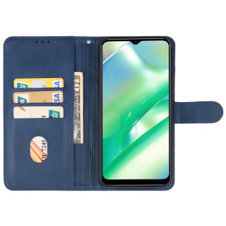 For Realme 10 5G Leather Phone Case(Blue)