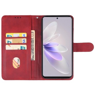 For vivo S16e Leather Phone Case(Red)