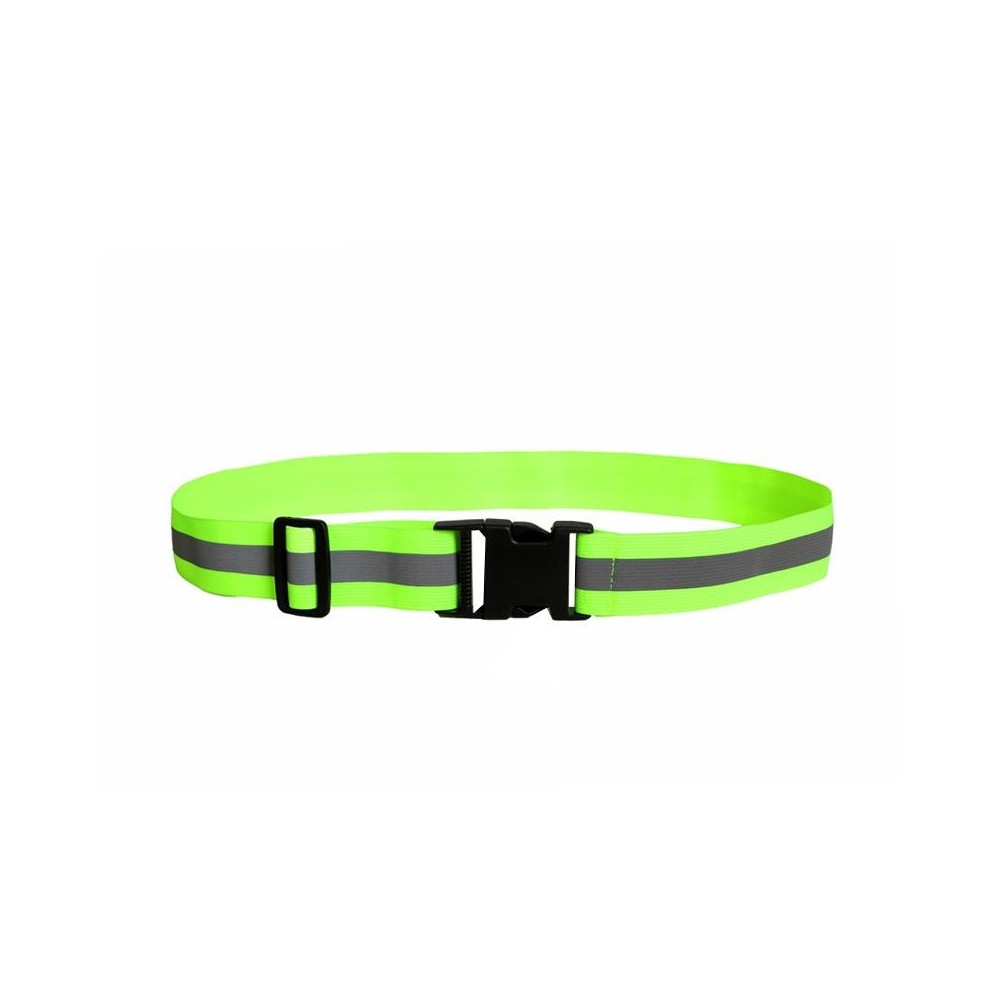 3 PCS Outdoor Adjustable Night Running And Cycling Reflective Waistband, Specification: 4cm Width(Green)