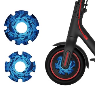 1 Pair Scooter Motor Waterproof Protective Sticker For Xiaomi Mijia M365 / M365 Pro / Pro 2 / 1S(Colorful 11)