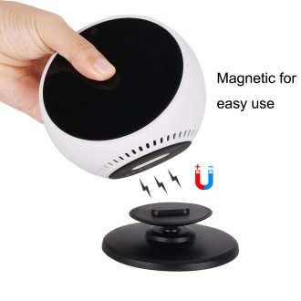 A311 For Amazon Echo Spot Angle Adjustable Bluetooth Speaker Magnets Bracket(White)