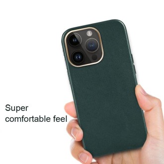 For iPhone 14 Pro Mutural Mingdian Series PU + PC Full Coverage Shockproof Case(Brown)