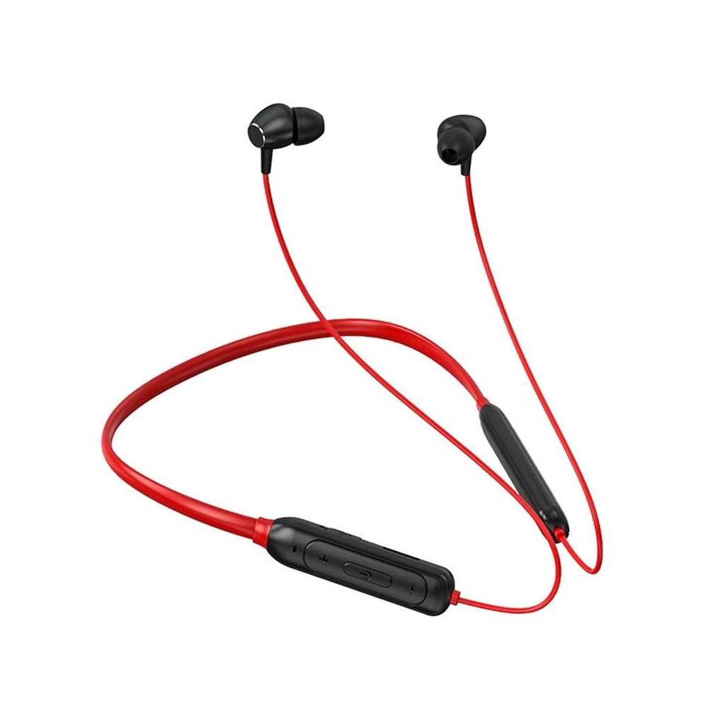 M61 Bluetooth 5.1 Business Sport Magnetic Metal Stereo Neck-mounted Bluetooth Earphone(Red)