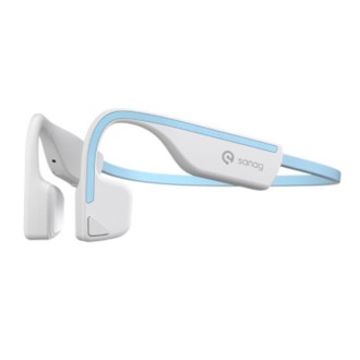 Sanag A11S Bone Conduction Second-generation Air Conduction Headphones(White Blue)