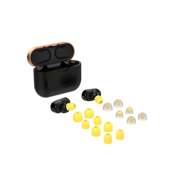 For Sony WF-1000XM4 / WF-1000XM3 Universal Earplug Sleeve Ear Cap Earmuffs(Yellow)