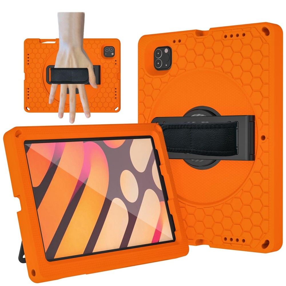 EVA + PC Tablet Case with Shoulder Strap For iPad Pro 11 inch 2020 / 2018 / Air 5 / Air 4(Orange)