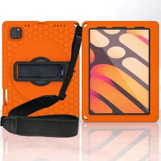 EVA + PC Tablet Case with Shoulder Strap For iPad Pro 11 inch 2020 / 2018 / Air 5 / Air 4(Orange)