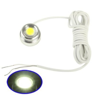 3W Waterproof Eagle Eye Magnetic White LED Light for Vehicles (Silver)