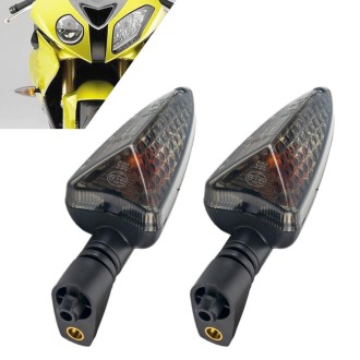 2pcs For BMW S1000RR / S1000XR Motorcycles LED Turn Signal Light, Long Handle (Black)