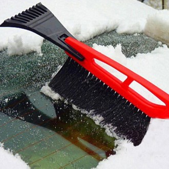 2 in 1 Car High-strength Snow Shovel with Snow Frost Broom Brush And Ice Scraper