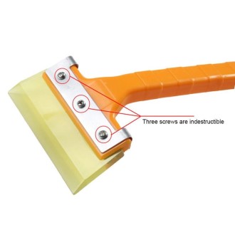 Automobile Supplies Car Snow Brush Snow Shovel Cleaning Scraper(Yellow)