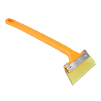 Automobile Supplies Car Snow Brush Snow Shovel Cleaning Scraper(Yellow)