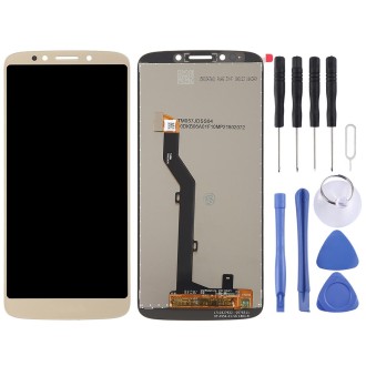 TFT LCD Screen for Motorola Moto E5 with Digitizer Full Assembly (Gold)