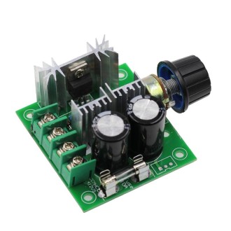 12V-40V 10A DC Motor Speed Controller PWM Stepless Speed Switch, Style: Without Stand