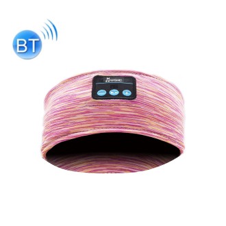 Music Headband Bluetooth Eye Mask Yoga Running Sleep Headphones(Pink)