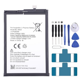 For Infinix Note 7 / Note 10 / Hot 11S Battery Replacement BL-49GX 5000mAh