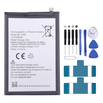 For Infinix Note 8 / Hot 10 / Note 8i Battery Replacement BL-51BX 5200mAh