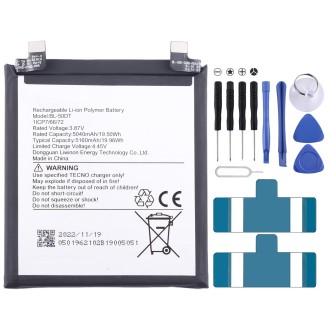 For Tecno BL-50DT Battery Replacement 5610mAh